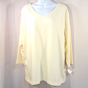 NWT Vicki Wayne Longsleeve Top, 2X